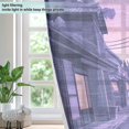 thumbnail image 4 of Yayeee Window Curtains Light Filtering 63"x42" Grommet Panel Pair Home Living Room Decor, Black Cat Walking, 4 of 7