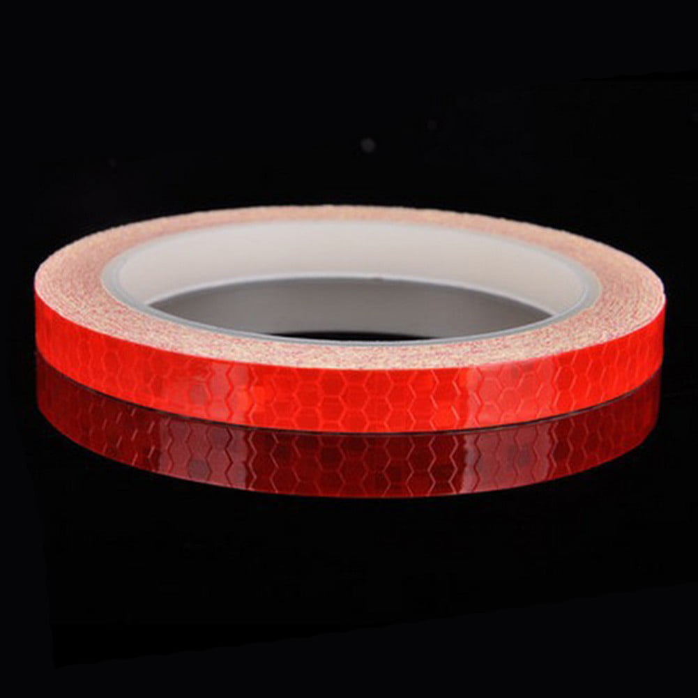 Reflective Warning Tape Strong Reflectivity High-adhesive Bright Color Safety Reminder Tool,3 Rolls 3 colors for Beautify Bicycle Motorcycle Decoration 