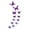 Purple, variant on Vikakiooze Home Decor Clearance, 12pcs Luminous Butterfly Design Decal Art Wall Stickers Room Magnetic Home Decor