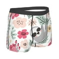 thumbnail image 3 of Fotbe Cute Cartoon Sloth Men’s Total Support Pouch Boxer Briefs, X-Temp Cooling, Moisture-Wicking Underwear, Regular, Long-leg and Trunk-XX-Large, 3 of 9