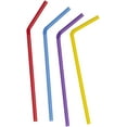 thumbnail image 6 of Comfy Package Flexible Drinking Straws Plastic Disposable Bendy Straws, 250-Pack, 6 of 7