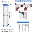 thumbnail image 5 of Filtro de Ducha de Repuesto de 30 Piezas para Agua - Filtro de Agua de Ducha de Alto Rendimiento para Eliminar El Y El Fluoruro, 5 of 5