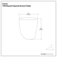 thumbnail image 6 of Simpli Home Cavan Contemporary 17 inch Wide Metal Side Table in Antique Brass, 6 of 6
