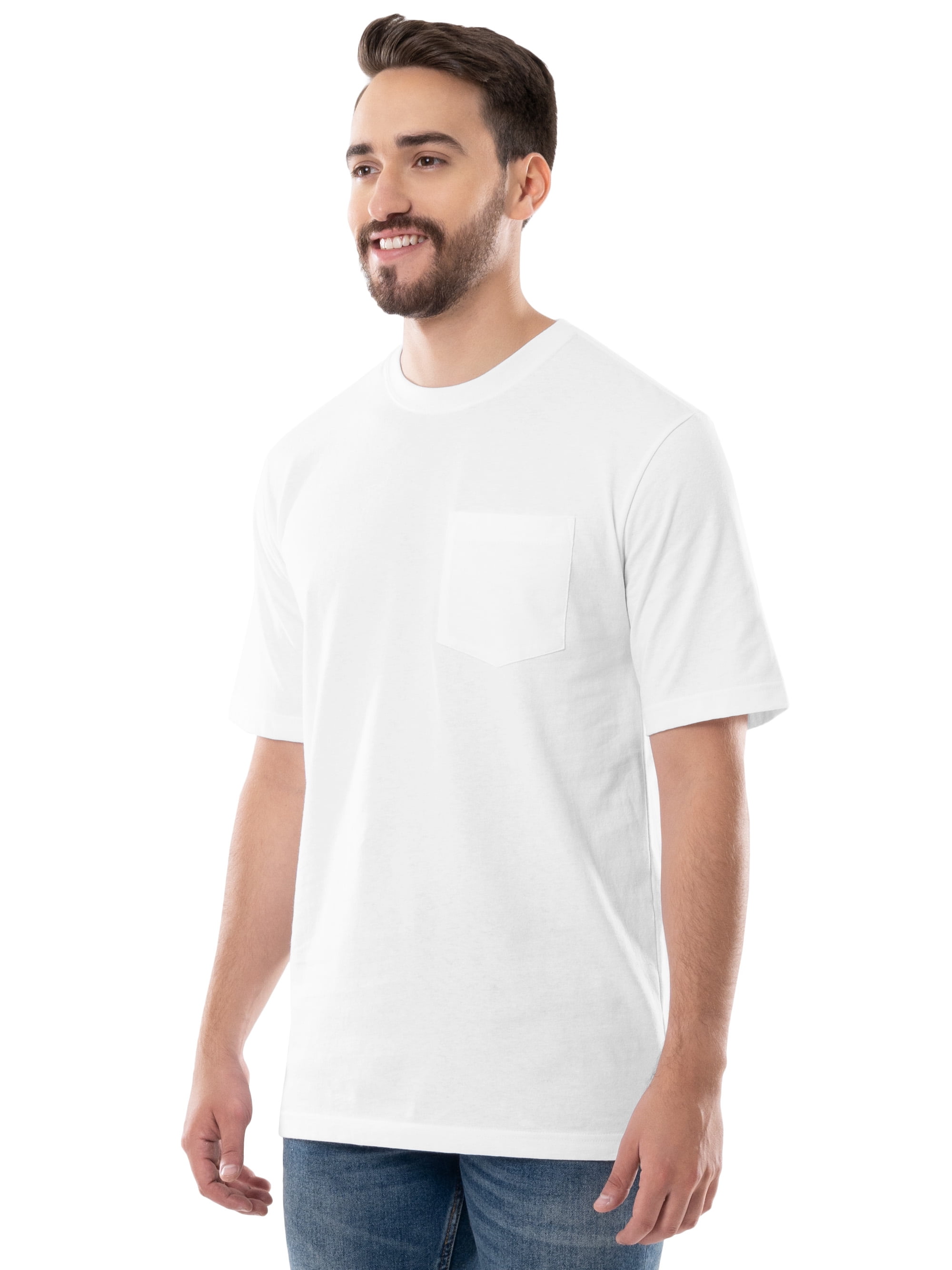 Brahma Men's Short Sleeve Workwear T-Shirt, Size S-4XLT (Men's, Big Men's, and Tall)