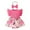 Pink, variant on Newborn Onesies Girl Baby Newborn Girls'summer Sleeveless Ribbed Floral Applique Dress Casual Romper Barboteuse Bebe Fille Yellow 6 Months-9 Months