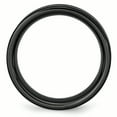 thumbnail image 3 of Black Ceramic Flat 8mm Brushed Band, 3 of 11
