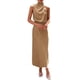 thumbnail image 1 of Vestido PRETTYGARDEN 2025 Verano Satén Maxi Sin Mangas XXL, 1 of 7