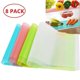 thumbnail image 1 of 8 Pcs Fridge Liners Washable Fridge Shelf Liner Drawer Refrigerator Liner Perfect Home Kitchen Supplies, 1 of 4