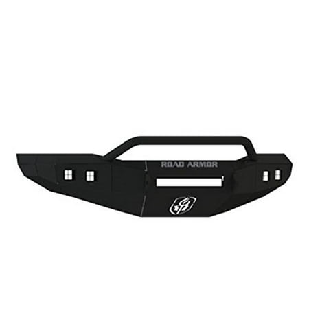 - Road Armor 406R4B-NW RDA406R4B-NW 06-09 RAM HD PRE-RUNNER NON-WINCH ILLUMINATOR BUMPER, SATIN BLACK, SQUARE LIGHT