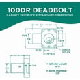 thumbnail image 3 of Pin Deadbolt Door Lock 7/8 915, 3 of 7