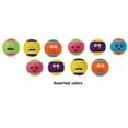 thumbnail image 1 of MPP Dog Tennis Ball Toys Fetch Double Sided Funny Face Bright Color 2.5" Bulk Packs (10), 1 of 1