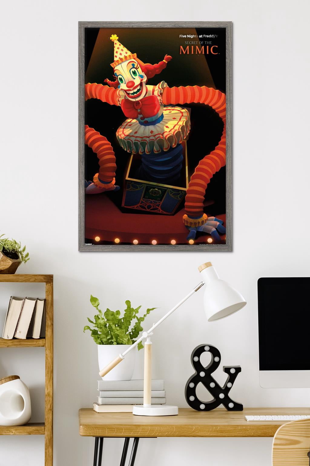 Five Nights At Freddy's: Secret of the Mimic (2025) - Jackie Wall Poster, 22.375" x 34" Framed