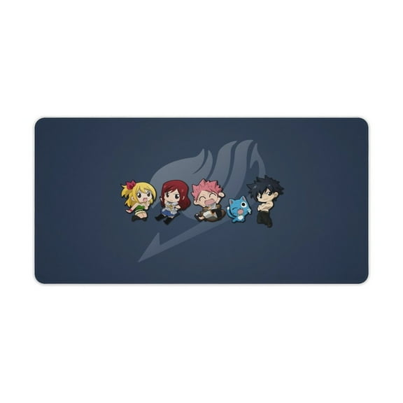 Fairy Tail Large Mouse Pad Waterproof Desk Mat with Stitched Edges, Non-Slip Rubber Base Computer Keyboard Mouse Pad