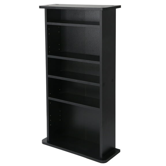 Book Shelf Storage Cabinet CD Media DVD Adjustable 5 Layers Customized Display