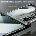 thumbnail image 6 of Feishell Case for Samsung Galaxy Z Fold 7 Camera Lens Slide Protection Cover with Ring Holder Kickstand, Armor Heavy Duty Military Grade Shockproof PC Rugged Bumper Case,Gray, 6 of 8