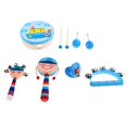 thumbnail image 2 of Instrumentos de Música Juguete Accesorios Herramientas Eléctricas Neumáticas Bricolaje Boy-7 Pcs-1 perfke Juego de percusión para niños, 2 of 9