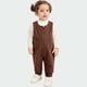 thumbnail image 1 of Cowsor Baby Boy Girl Solid Color One Piece Romper Jumpsuit Outfits Clothes Overalls, 1 of 5
