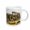 White, variant on 3drose, Ancient Roman Temple Ruins Geometric Style Art, 11oz Two-tone Black Mug