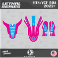 thumbnail image 4 of Kalair GFX Graphics Kit for Ycf 50A (2022-2023) Lethal Series, 4 of 5