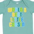 thumbnail image 4 of Inktastic Worlds Best Little Cousin Boys Baby Bodysuit, 4 of 5