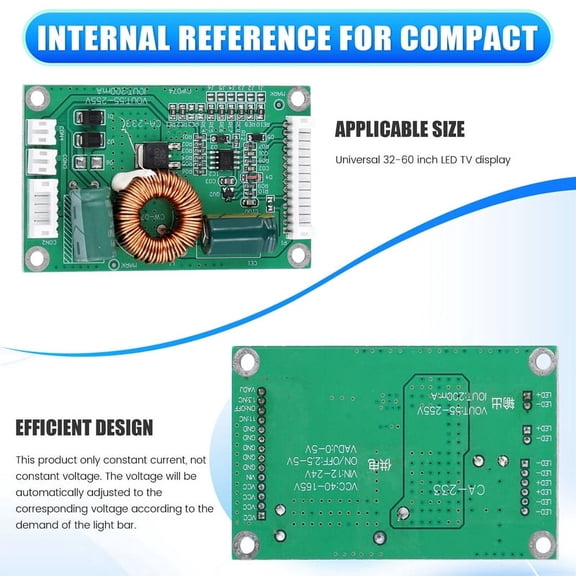 2Pcs CA-233 LCD TV Backlight Constant Current Boost Board Universal LED TV Inverter Board for 32-65 Inch Screens