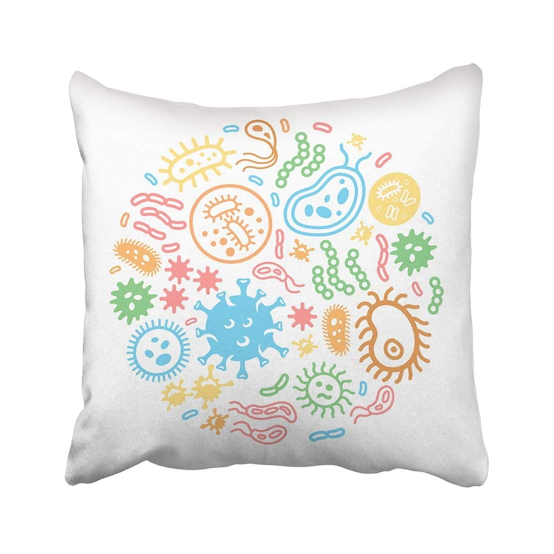 BPBOP Bacteria And Virus On Circular Biology Science Microbiology