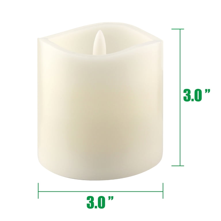Stonebriar LED Pillar Candles with Remote Timer, Pack of 6 photo 4