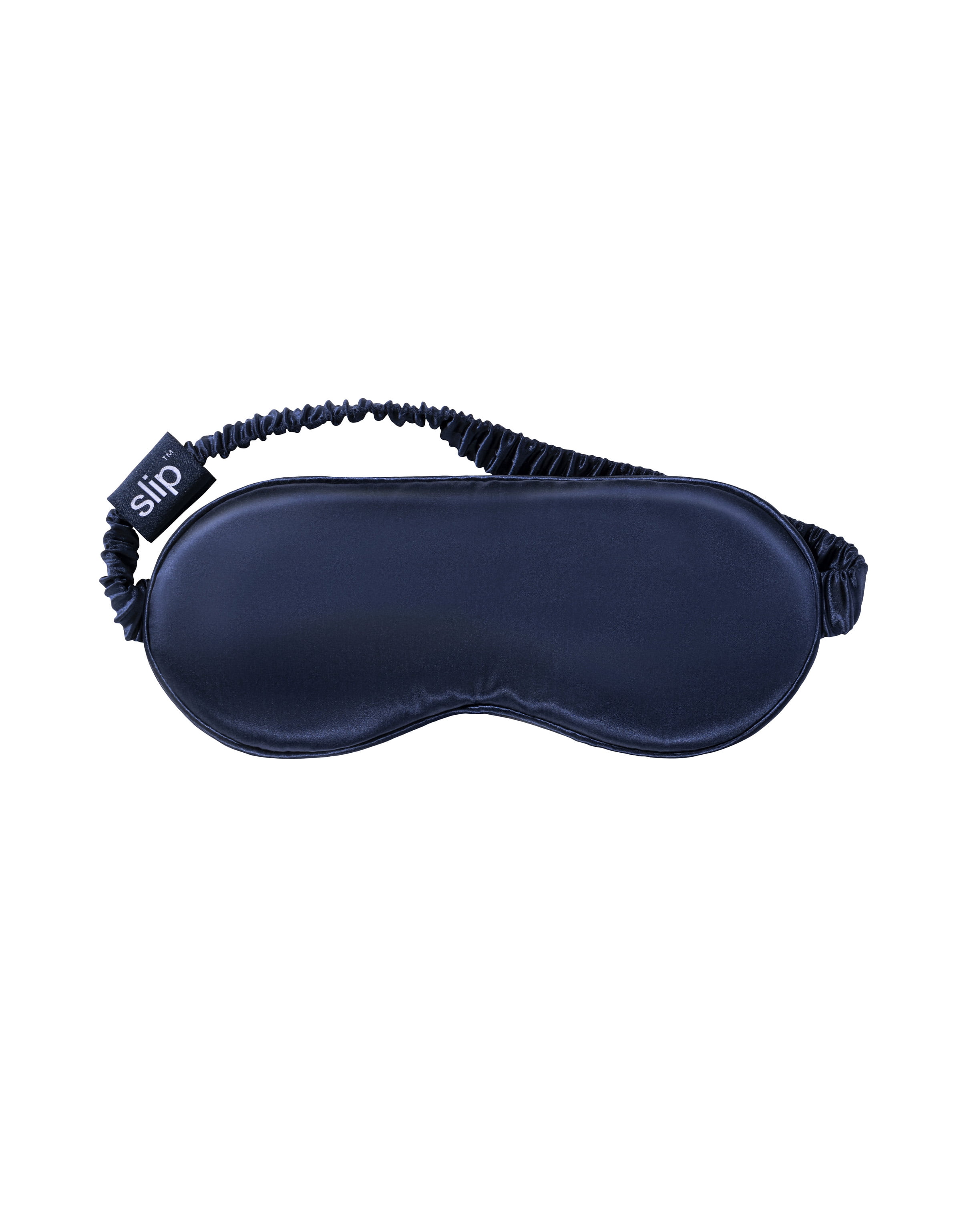 Slip Pure Silk Sleep Mask with Elastic Band, Reduce Stretching, Navy