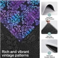 thumbnail image 3 of Purple and Blue Damask Pattern Kitchen Rugs Sets Of 3,Kitchen Runner Rugs Non Skid Washable,Decorative Kitchen Floor Mats for Kitchen,Sink,Laundry,17"x30"+ 17"x47" + 17"x59", 3 of 6