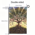 thumbnail image 3 of Heduofu Roots Of Love Tree Welcome Garden Flag Vertical Double Sided Seasonal Outside Decor for Farmhouse Yard Patio Lawn Outdoor Home Decor Gift White, 3 of 6