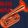 thumbnail image 3 of CafePress - Heavy Metal Tuba Dark T Shirt - Men's Classic Graphic Cotton T-Shirt, 3 of 4