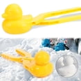thumbnail image 5 of 2pcs Duck Shaped Snowball Maker Clip Childrens Outdoor Winter Mold Tool, 5 of 5