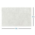 thumbnail image 5 of Nestl Bathroom Rugs, Machine Washable Bath Mats For bathroom Floor Rugs, Nonslip Backing Rubber Bath Rug, White, 5 of 6