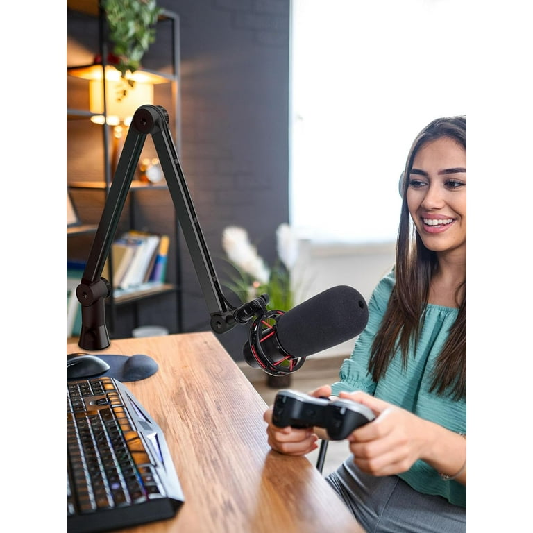 SUNMON HyperX QuadCast Boom Arm Upgraded Heavy Duty Mic Arm with