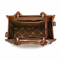 thumbnail image 4 of Wrangler Tote Bag Cow Print Western Satchel Bags for Women with Braided Rope Handle, Brown, 4 of 7