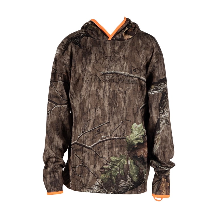 Mossy Oak Youth Long Sleeve Camouflage Hoodie photo 1