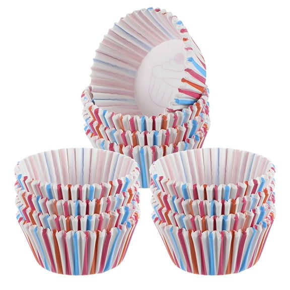 300 Count Cupcake Liners Bright Rainbow Cupcake Cups Standard Size Muffins Liners Papers Baking Cups Wrappers