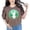 Espresso, variant on Retro Style Golf Swing Silhouette, Flo Blue Comfort Colors T-Shirt, Small