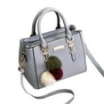 thumbnail image 1 of YOUSNH Sac Messager Sac à Main Grande Capacité Sac à la Mode pour Femmes Sacs Messagers Gris, 1 of 5