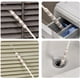 thumbnail image 5 of Cepillo multifuncional para limpiar ranuras | Mango flexible con 3 fundas de tela electrostáticas reutilizables | Elimina el polvo de persianas, conductos de ventilación y tuberías | Limpiador de, 5 of 7