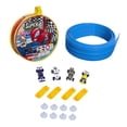 thumbnail image 3 of Xuanheng Flexible 4m Racetrack Ramp with Suction Cup Mount, Multifunctional with 4 Mini Car Models, DIY Fun, Roll-up Racetrack, Children's Toy Blue, 3 of 8