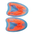 thumbnail image 4 of Aletas de mano para natación, accesorios, regalo, prácticas y portátiles para entrenamiento de natación. Naranja S, 4 of 8