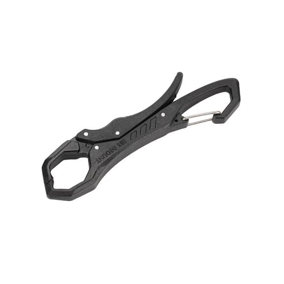 Outdoor Mini Glove Clip Heavy Duty Hands-Free Portable Multifunction Fish Lip Clamp Camping Hiking Tools Work Glove Hanger Carrier Keeper Grabber -Black