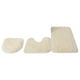 thumbnail image 4 of Juego de 3 Alfombras de Baño Perfecl Suave Lavable Antideslizante Amarillo, 4 of 8
