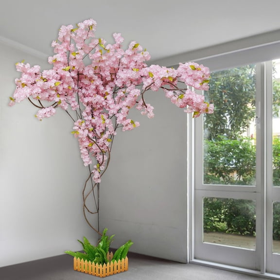 Artificial Cherry Blossom Tree Party Home Sakura Ornament Tree Romantic Decor