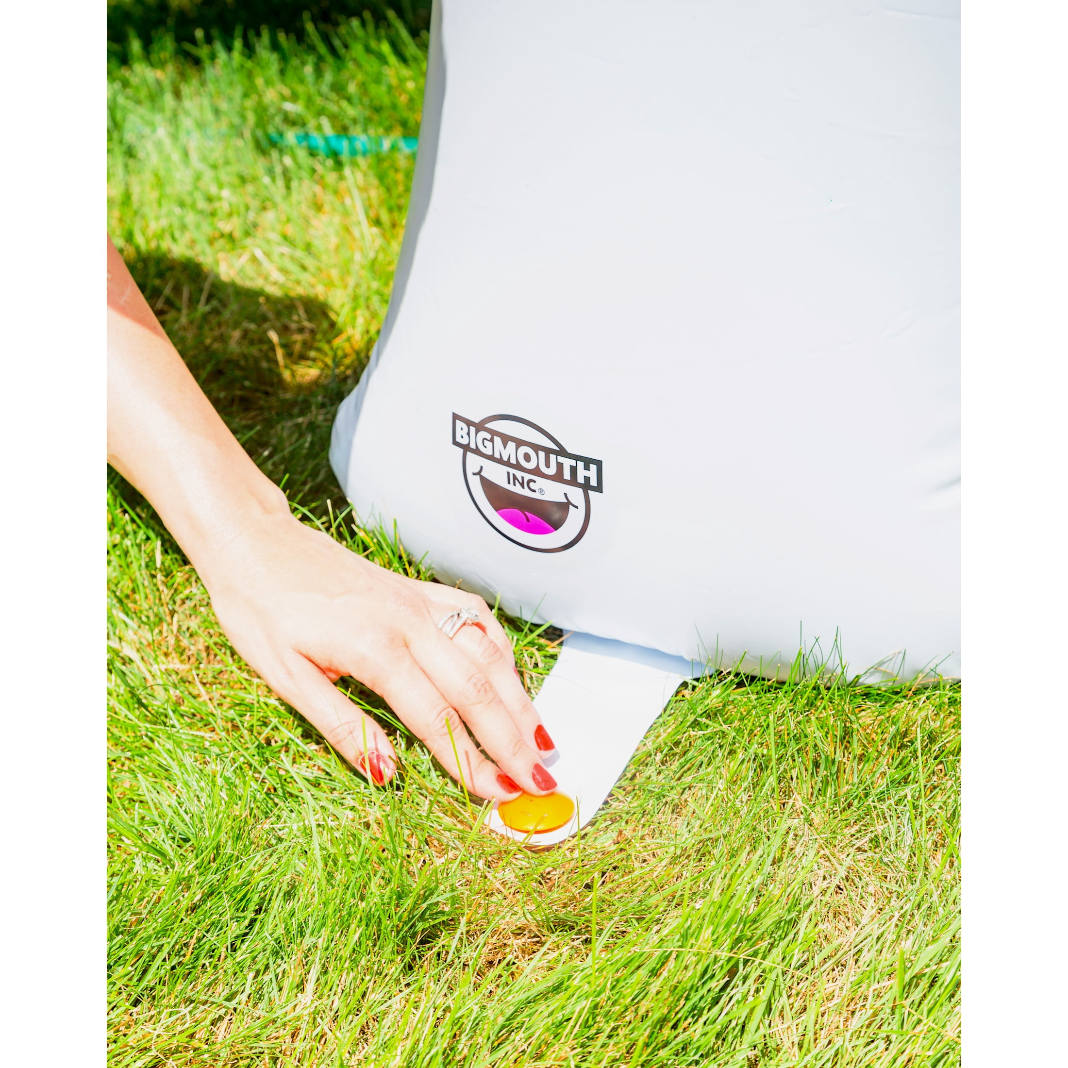 BigMouth Inc. Giant Inflatable Unicorn Yard Sprinkler Over 6 ft Tall Fun Summer Toy