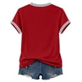 thumbnail image 5 of Never Forget 911 T Shirts for Women 9/11 25th Anniversary Shirt Patriotic Vintage Memorial Graphic T-Shirt Red L, 5 of 5