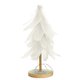 thumbnail image 1 of Adorno navideño de plumas con luz LED para escritorio., 1 of 5