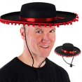 thumbnail image 3 of Sombrero Hat Festival Hat Adult Skin-friendly Unisex Caps Party Costume Props, 3 of 5