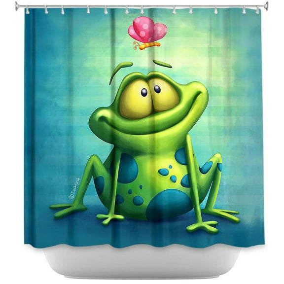 Shower Curtains - DiaNoche Designs - The Frog II